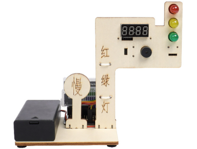 Hello STEM HS-C01 Kit Sem&aacute;foro Criativo DIY para Rob&oacute;tica com Cart&atilde;o de Programa&ccedil;&atilde;o U+ - Imagem 1