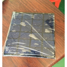 Painel solar 110 x 135 mm 6 V 2 W (lote m&iacute;nimo 10 unidades)