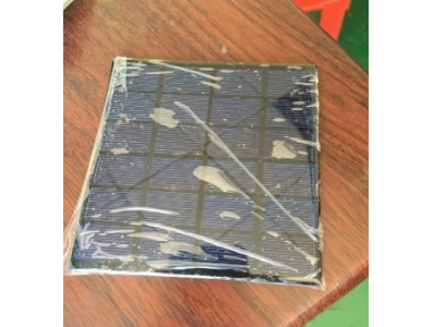 Painel solar 110 x 135 mm 6 V 2 W (lote m&iacute;nimo 10 unidades) - Imagem 1