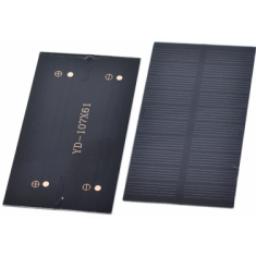 Painel solar laminado monocristalino 1W 5V