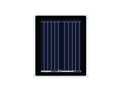 Painel solar policristalino 1 V 100 mA modelo Drop - Imagem 1
