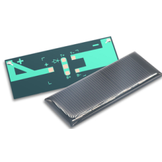 Painel solar policristalino 2,5 V 80 mA formato Drop