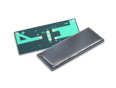Painel solar policristalino 2,5 V 80 mA formato Drop - Imagem 1