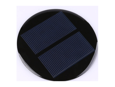 Painel solar policristalino redondo 3,7 V 70 mA encapsulado em resina ep&oacute;xi para montagem em PCB - Imagem 1