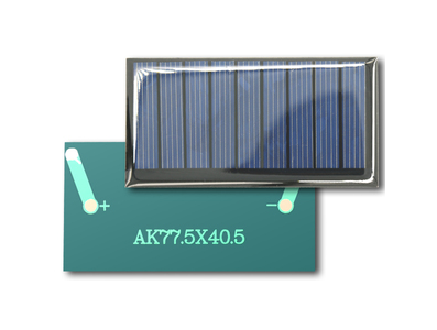 Painel solar policristalino Glue Drop 4,5 V 80 mA - Imagem 1
