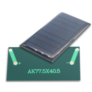 Painel solar policristalino 4,5 V 90 mA com gota de cola