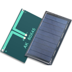 Painel solar policristalino Glue Drop 5 V 60 mA