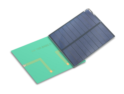 Painel solar policristalino 5 V 230 mA com gotas de cola - Imagem 1