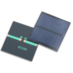 Painel solar policristalino 5,5 V 80 mA com gotas de cola
