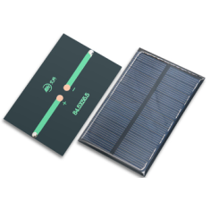 Painel solar policristalino 5,5 V 120 mA tipo Glue Drop