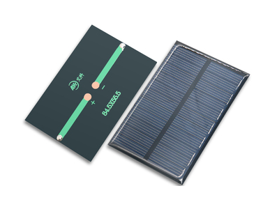 Painel solar policristalino 5,5 V 120 mA tipo Glue Drop - Imagem 1