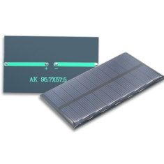 Painel solar policristalino Glue Drop 5,5 V 135 mA
