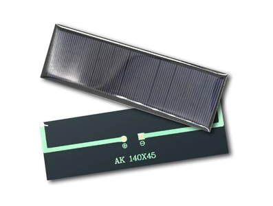 Painel solar policristalino 5,5 V 150 mA tipo glue drop - Imagem 1