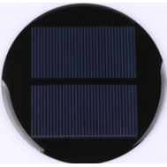 Painel solar redondo policristalino com placa PCB 5V 70mA