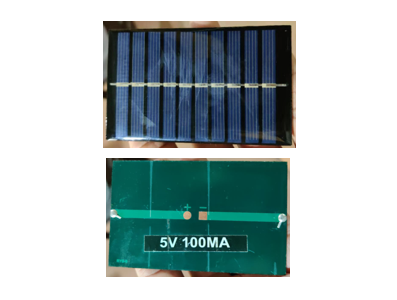 Painel solar policristalino 5 V 100 mA - Imagem 1