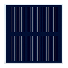 Painel solar policristalino 5,5 V 40 mA, gota de cola
