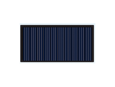 Painel solar policristalino Drop 5,5 V 100 mA - Imagem 1