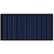 Painel solar policristalino Drop 5,5 V 100 mA