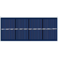 Painel solar policristalino 6,5 V 250 mA Drop