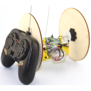 Kit Rob&oacute;tica DIY Ve&iacute;culo com Controle Remoto de Duas Rodas