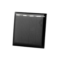 Painel solar policristalino 5 V 100 mA 60 x 60 mm com cola drop glue