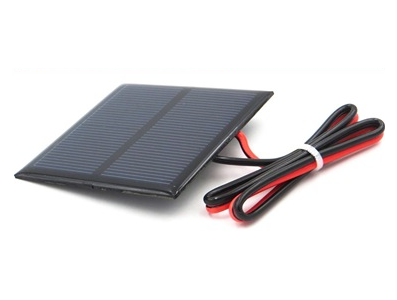 Painel solar Glue Drop 1 V 500 mA com cabo 15 cm - Imagem 1