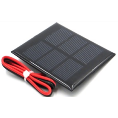 Painel solar 1,5 V 300 mA Glue Drop com cabo 15 cm