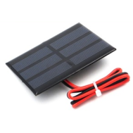 Painel solar 1,5 V 435 mA, gota de cola, cabo 15 cm