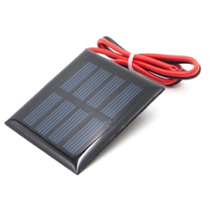 Painel solar Glue Drop 2V 100 mA com cabo 15 cm