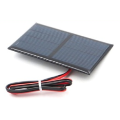 Painel solar Glue Drop 2 V 300 mA (cabo 15 cm), Baterias e C&eacute;lulas