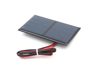 Painel solar Glue Drop 2 V 300 mA (cabo 15 cm), Baterias e C&eacute;lulas - Imagem 1