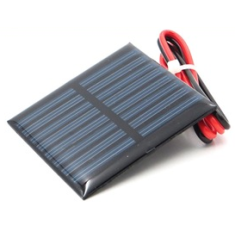 Painel solar Glue Drop 4 V 60 mA com cabo de 30 cm