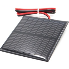 Painel solar Glue Drop 4 V 160 mA com cabo de 30 cm