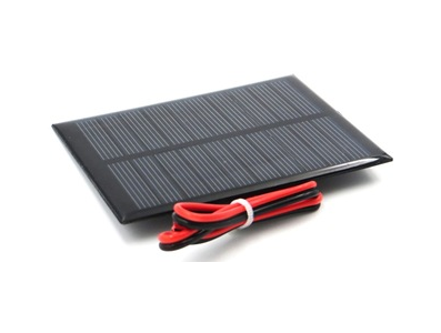 Painel solar 5 V 160 mA Glue Drop com cabo 15 cm - Imagem 1
