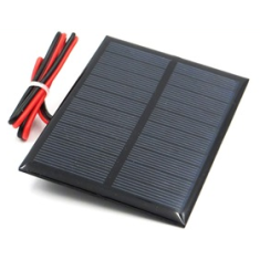 Painel solar Glue Drop 5V 200mA com cabo 15 cm