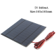 Painel solar 5 V, 900 mA Glue Drop com cabo 15 cm - Thumb - 1