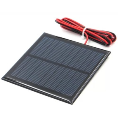 Painel solar Glue Drop 5,5 V 180 mA com cabo 15 cm