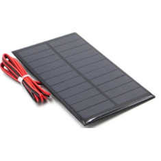 Painel solar Glue Drop 5,5 V 291 mA, cabo 15 cm
