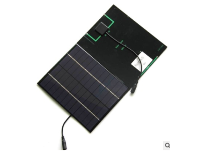Painel solar policristalino 12 V 5,2 W com sa&iacute;da DC 5,5&times;2,1 - Imagem 1