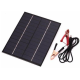 Painel solar policristalino 12 V 5,2 W com garras para bateria - Thumb - 1