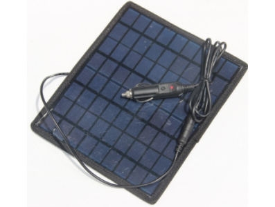 Painel solar policristalino 18 V 5,5 W com fio - Imagem 1