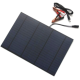 Painel solar policristalino 18V 10W com conector DC5521, barramento e bra&ccedil;adeira para carregamento 12V - Thumb - 1