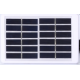 Painel fotovoltaico monocristalino 6V 1W em formato gota com moldura pl&aacute;stica e conector DC branco pequeno - Thumb - 1