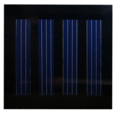 Painel solar laminado de sil&iacute;cio policristalino 2 V 40 mA