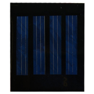Painel solar de sil&iacute;cio policristalino laminado 2 V 50 mA