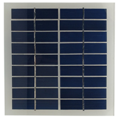 Painel Solar Laminado de Polissil&iacute;cio 9 V 170 mA (6 V pode ser carregado com duas baterias de 12 V em s&eacute;rie)