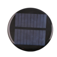 Painel solar monocristalino PET 5 V 400 mA acabamento fosco