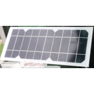 Painel solar de vidro 5 V 1,2 A, montagem e carregador universal