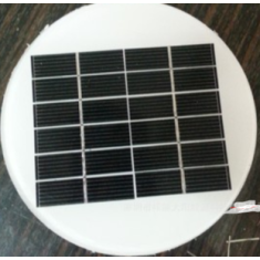 Painel solar redondo de vidro 6 V 0,25 A