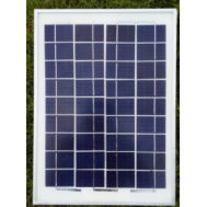 Painel solar 5,76 V 1 A com vidro e estrutura em alum&iacute;nio